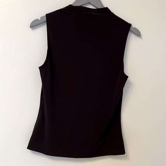 Laundry by Shelli Segal black sleeveless top, US M Fits like a small - Picture 4 of 4